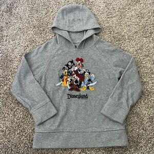 Youth Kid’s Disneyland Resort Embroidered Pirates Mickey & Friends Hoodie Size M